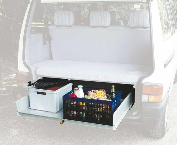 Reimo VWT4 Multivan rear pull-out anthracite laminate