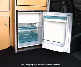Reimo Furniture Unit, Pre-Assembled, for VW T6/T5 LWB Sportcamper, Apple Decor, with Built-In Appliances - image 3