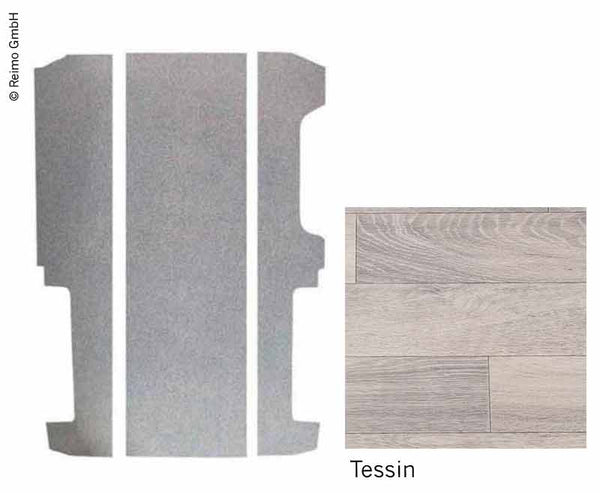 Reimo Floor Panel Ford Transit Custom SWB from 07/2013, Variotech 3000, 766 mm Rail Spacing, Tessin Decor