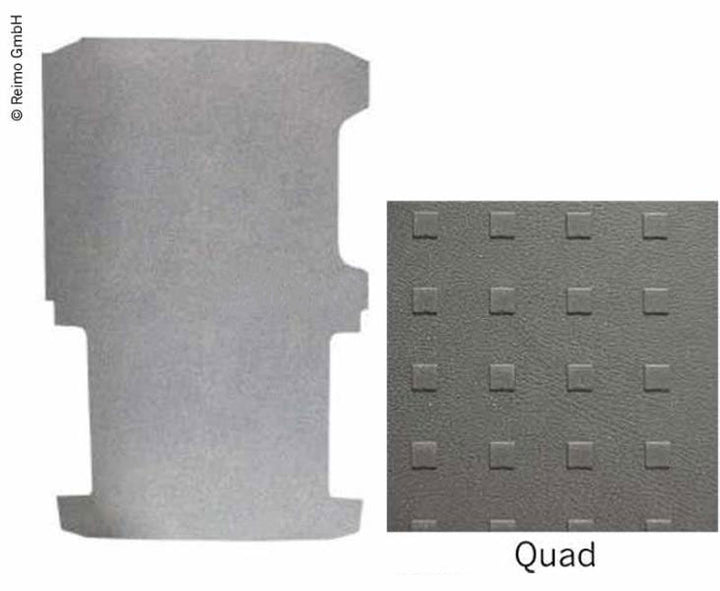Base plate 1-piece, for VW T5/T6 long wheelbase, decor Quad, length 286 cm