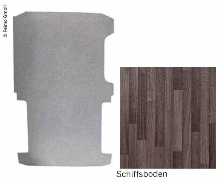 Floor Panel VW T6/T5 LWB Kombi, 1-Piece, Boat Deck Decor, Length 286 cm