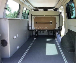 Reimo VW T6, VW T5 CityVan SWB furniture module kit anthracite with silver cover - image 5