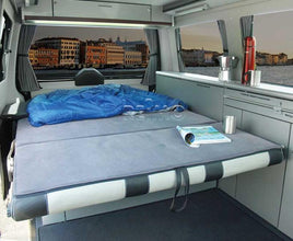 Reimo VW T6, VW T5 CityVan SWB furniture module anthracite with silver cover - image 6