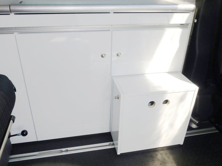 VW T6, VW T5 CityVan Porta Potti kit anthracite - integrated in furniture module