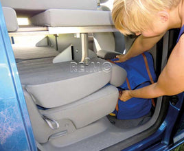 Reimo VW Caddy SWB Active Slatted Bed with Foam Cushions and Removable Covers - image 4