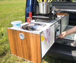 Reimo VW Caddy SWB/LWB Kitchen Box Active, Pre-Assembled, incl. Water System