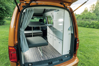 Reimo VW Caddy LWB Camp Furniture Unit, Pre-Assembled, White, without Appliances - image 2