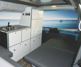 Reimo Camp Bed with Folding Bench Seat for VW Caddy Maxi & Camp, 8/2010 to 8/2020 - image 2