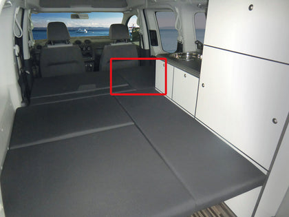 Cushion for Storage Box, VW Caddy Camp Maxi, Dark Gray