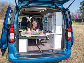 Reimo Camp bed with folding bench seat for VW Caddy 5 L2 - image 8