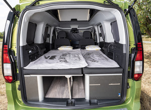 Reimo Bed with Folding Bench Seat for VW Caddy LWB (from 5/2020) / Ford Connect LWB (from 2023) - Weekender 2 - image 2