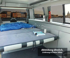 Reimo Furniture Unit Mercedes Vito LWB CityVan, Pre-Assembled, without Appliances, High-Gloss Anthracite/Silver - image 3