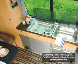 Reimo Furniture Unit VW T5/T6 SWB TrioStyle, Apple Wood Decor, Kit without Roller Shutter Door - image 2