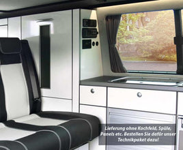 Reimo Furniture Unit TrioStyle VW T6/T5 SWB, White, Kit without Appliances - image 3
