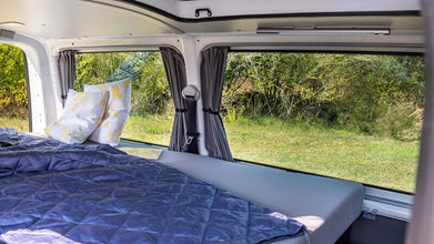 Reimo VW T6, VW T5 curtains grey, translucent for side and rear windows - 19231 | Stahlor image 2