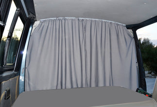 Carbest Divider curtain cab VW T5/T6 - Gray - 2-ply - 19245 | Stahlor image 1
