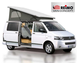 Reimo VW T6, VW T5 pop top roof superflat, LWB, rear pop up, white
