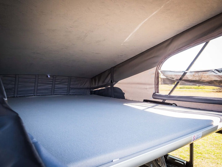 Sleeping roof bed for Easy Fit VW T6/T5 long wheelbase, canopy front high