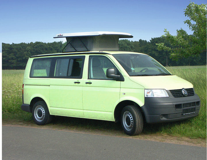VW T6, VW T5 pop top roof, mushroom roof, superflat, white