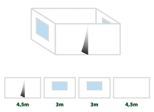 Brunner Zebo Enjoy 2-Pro Side Wall 3x4.5
