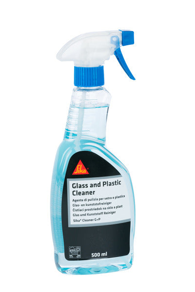 Sika Cleaner G+P Glass & Plastic Cleaner, 500 ml Spray