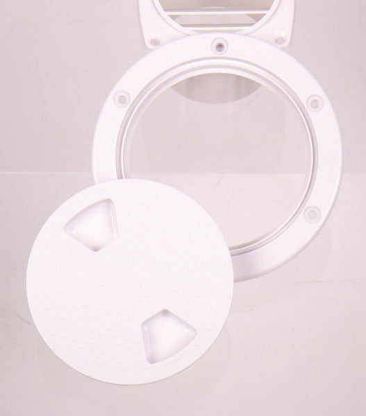 Inspection opening with screw cap Ã?198mm, white