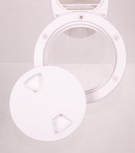 Carbest Inspection opening with screw cap Ã?198mm, white - 30007 | Stahlor image 1