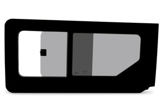 Renault Master 2010–2024 / Opel Movano Front Left Sliding Window, 1428 x 688 mm, Tinted – image 2