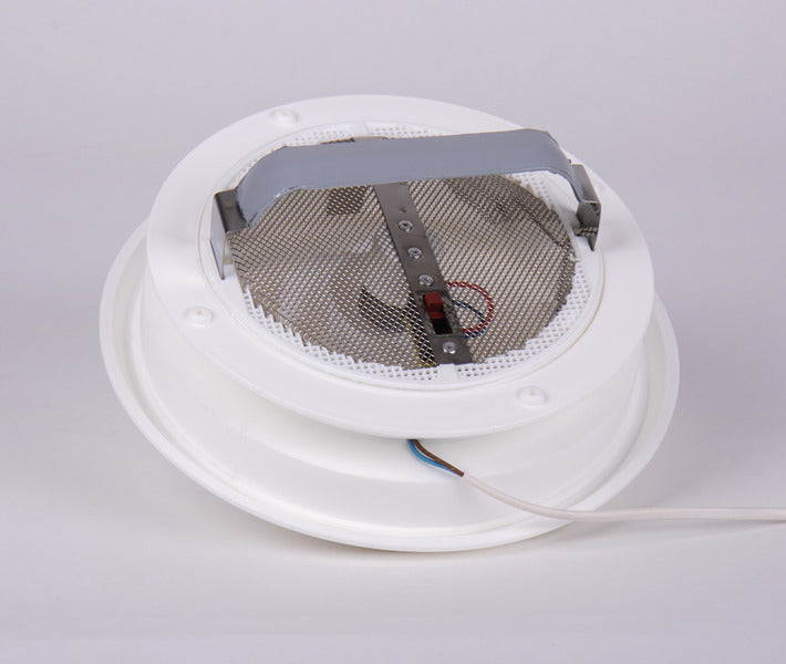 Air outlet Ã?243 mm, roof cut-out 165 mm, with 12V fan