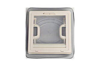 MPK Skylight 28x28cm - White Frame, Smoked Glass - 35913 | Stahlor image 2