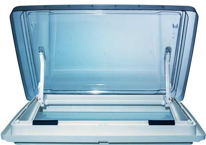 Roof hood Vision Star L pro w. LED, 700x500mm, white, smoked glass, double pl