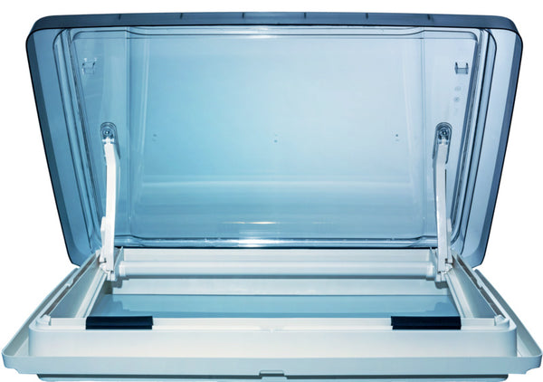 MPK Roof hood Vision Star L pro w. LED, 700x500mm, white, smoked glass, double pl - 3592 | Stahlor image 1