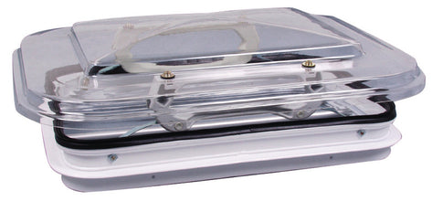 Lippert Roof hatch 35 x 50 cm smoke colors - With 3 bars - 36020 | Stahlor image 1
