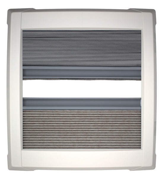Inner frame retrofit kit for Vision Vent S, double pleated, white