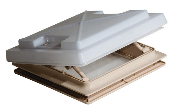 MPK Roof hood with mosquito net 280 x 280 - frosted glass - 36025 | Stahlor image 1