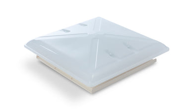 MPK Roof hood 400 x 400 mm - frosted glass - With roller blind and mosquito net - 360641 | Stahlor image 2