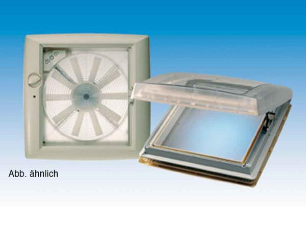 Thule Rooflight Omni-Vent with 12 V fan 40x40 - translucent - 360765 | Stahlor image 1