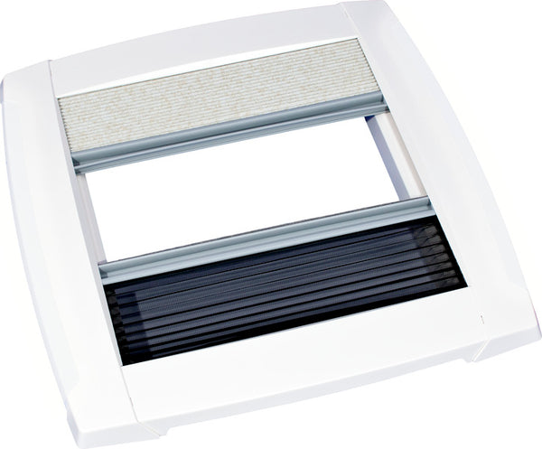 MPK Inner frame retrofit kit with pleated roller blind, white - 360913 | Stahlor image 1