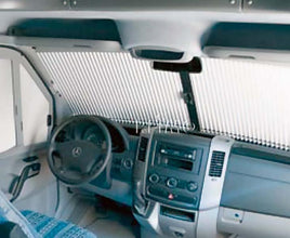REMIS Sprinter / Crafter windshield blind III to 2006 - 2018 - Angled mirror base - 374170 | Stahlor image 2