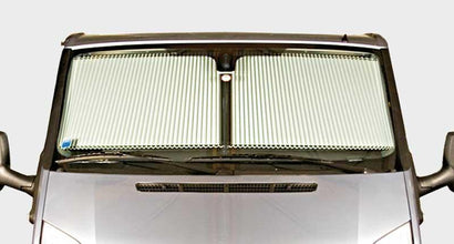 REMIS Sprinter / Crafter windshield blind III to 2006 - 2018 - Angled mirror base - 374170 | Stahlor image 1