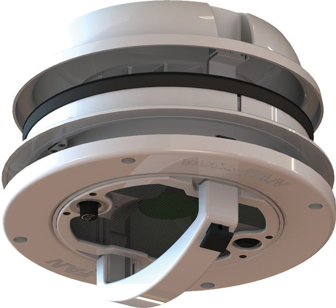 MaxxFan Dome Plus 12 V Roof Fan - White