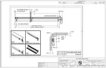 Lippert Euro Slide System Standard Kit - For extension length 1000 mm - 41061 | Stahlor image 2