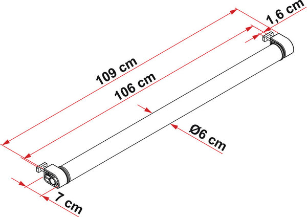 Fiamma Roller Roof Rail loading aid - 41102 | Stahlor image 1