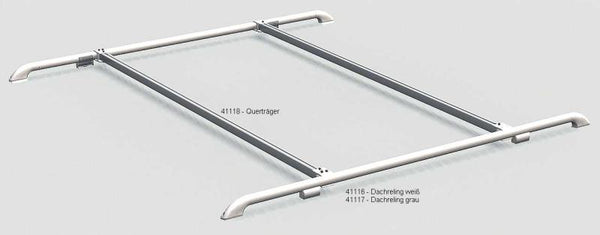 Thule Omnistor roof railing system 3 m, white (2 items) - 41116 | Stahlor image 1