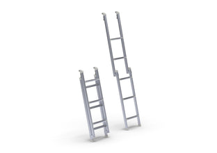 Lippert Folding aluminum ladder for sleeping roof - For VW T5/T6 with 5 steps - 42121 | Stahlor image 1