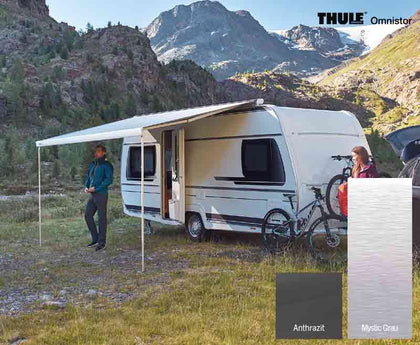 Thule awning 6300 anthracite 5.00m Mystic grey