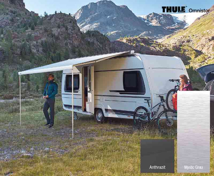 Thule awning 6300 anthracite 5.00m Mystic grey