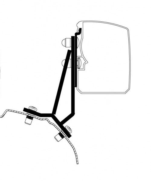 THULE Thule awning 3200, Adapter Ford Transit/Tourneo Custom Fixed RHD - 42679 | Stahlor image 1