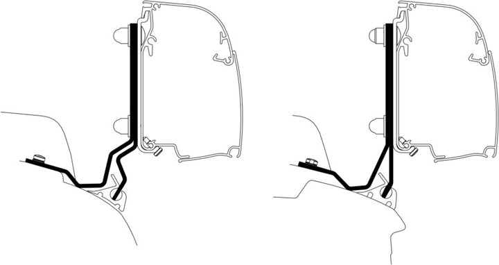 Thule Awning Adapter for Omnistor 4200, Swift Monza V710 RHD