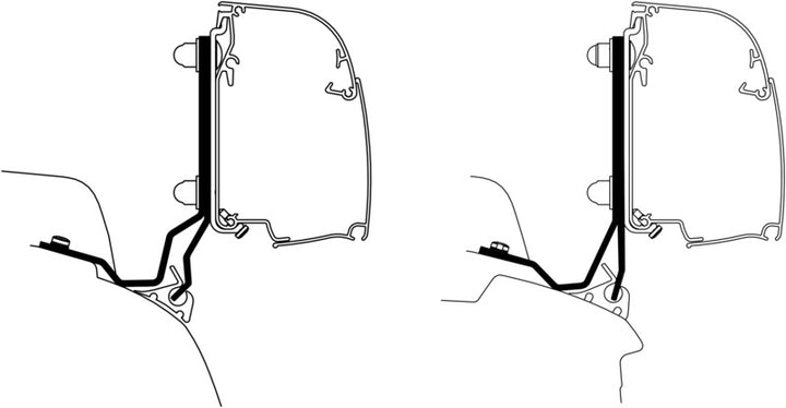 Thule Awning Adapter for Omnistor 4200, Ford Custom V710 Rapido